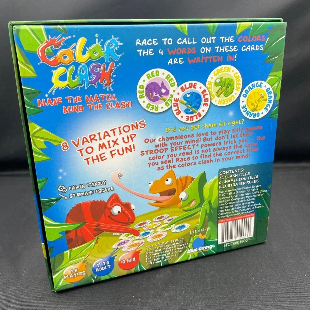 Color Clash Fun Creative Child Awards Family Game of the Year 2015 blue orange